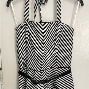 White House Black Market Halter OR strapless A-line dress